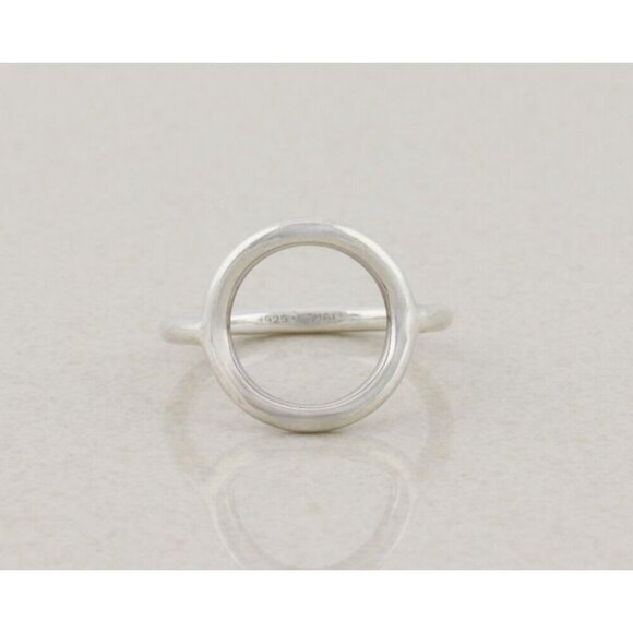 Silpada Silver Circle Ring - Picture 1 of 7